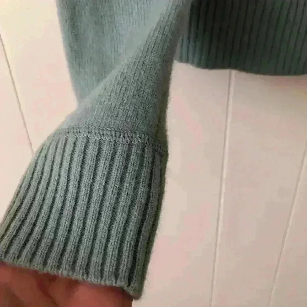 Nine West Lamswool Blue Sweater S - Picture 3 of 6
